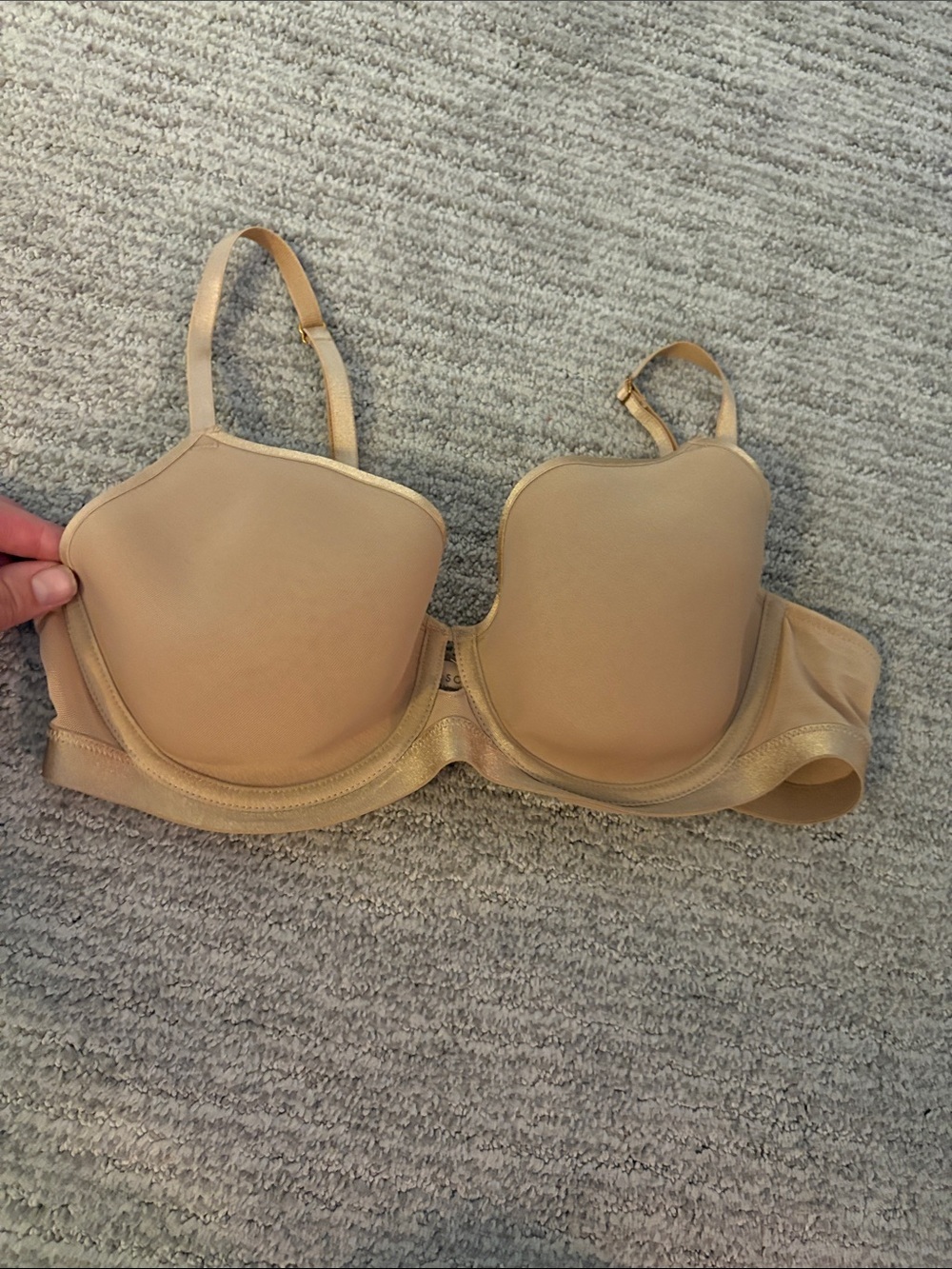 Everyday Strapless-Ready Nude T-Shirt Bra - Smooth Support NWOT
